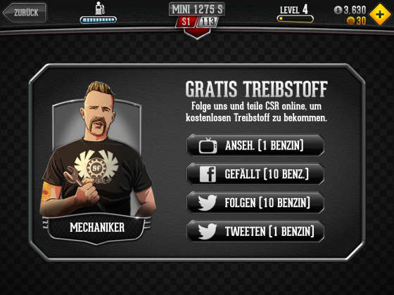 CSR_Classics_gratis_Treibstoff