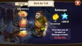 Glurb der Troll Belohnung