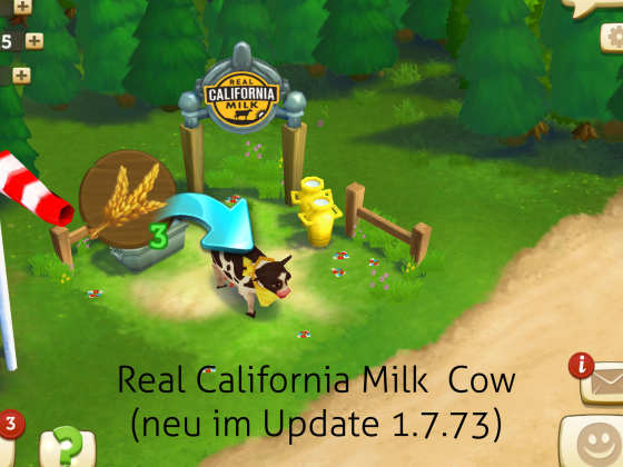 California Real Milk Cow Farmville 2 App