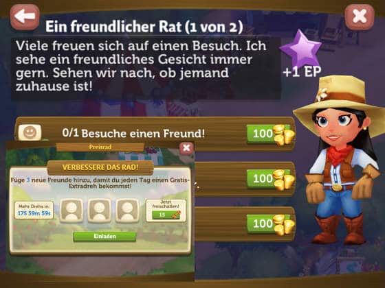 FarmVille 2 App Freunde und Nachbarn