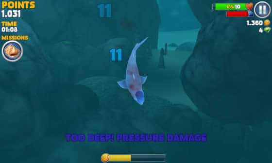 Hungry_Shark_Evolution_Tauchtiefe