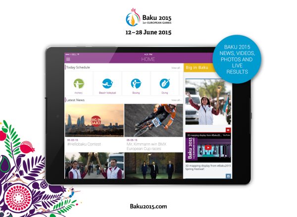 Offizielle Baku 2015 European Games App