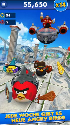 sonic dash angry birds epic 2