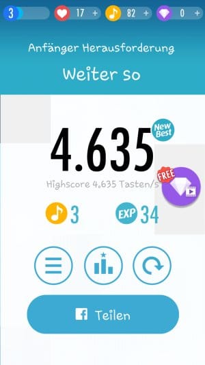 Piano Tiles 2_Halle Highscore