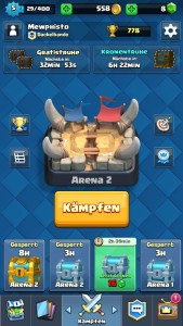 Clash Royale Hauptmenue