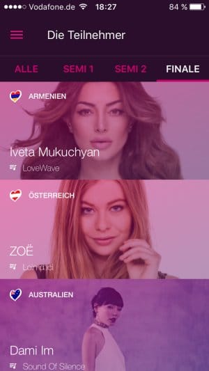 eurovision song contest 2016 teilnehmer