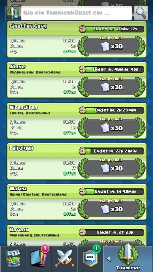 Clash Royale Turniere Clash Royale Turniere