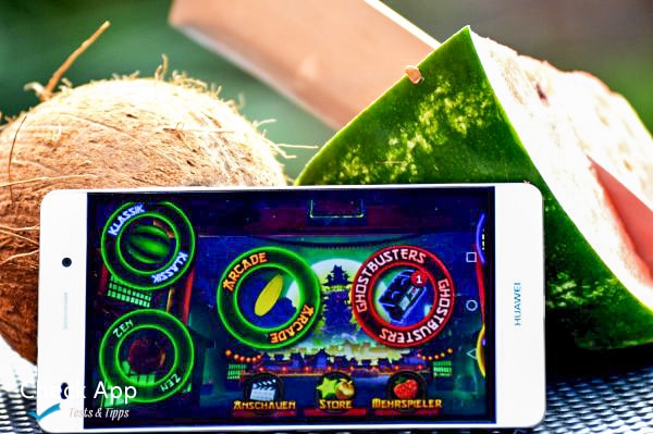 Da Ist Ein Geist In Meiner Orange Fruit Ninja Free Ghostbusters Update Check App
