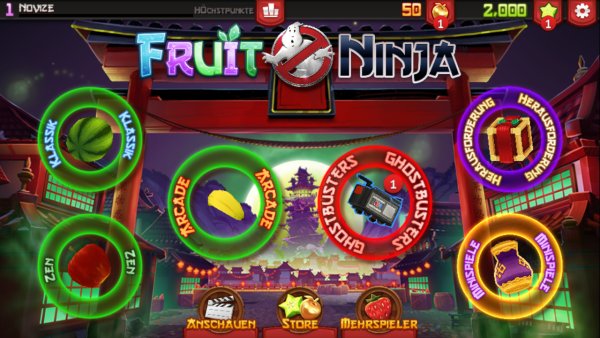 Da Ist Ein Geist In Meiner Orange Fruit Ninja Free Ghostbusters Update Check App