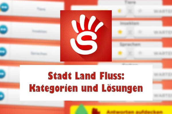 Stadt Land Fluss App Losungen Fur Alle Kategorien Check App