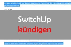 SwitchUp kündigen geht einfach - Check-App
