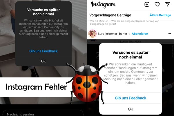 Blockiert handlung bei instagram Instagram: Account