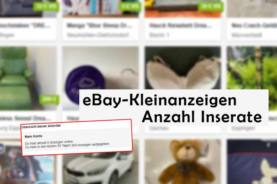 Ebay Kleinanzeigen Anzeige Kann Nicht Aufgegeben Werden eBay Kleinanzeigen wie viele Anzeigen im Monat - wie umgehen? - Check-App