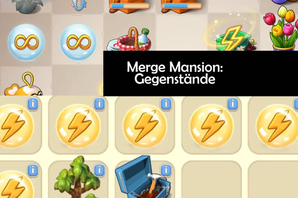 Merge Mansion Gegenstände Booster, Truhen und Jokerkarten erklärt CheckApp