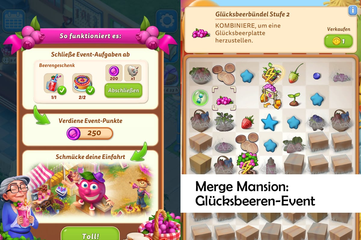 Merge mansion hopeberry festival