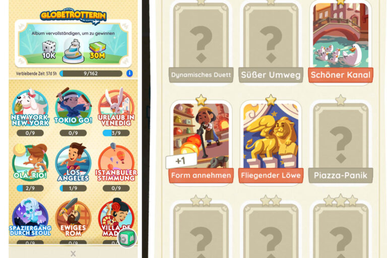 Vervollständige so die StickerAlben bei Monopoly Go CheckApp