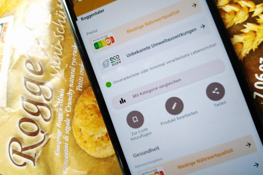 Von Kaiserbrötchen bis Haferbrot: Wie die App von Open Food Facts das ...