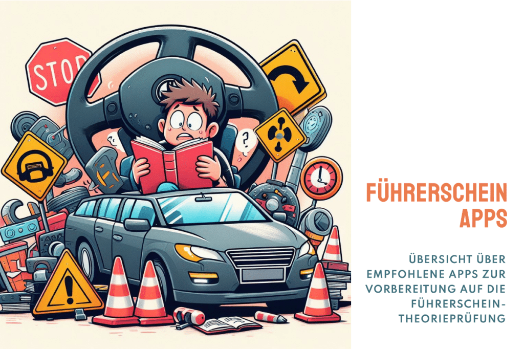 Übersicht über empfohlene Apps zur Vorbereitung auf die Führerschein