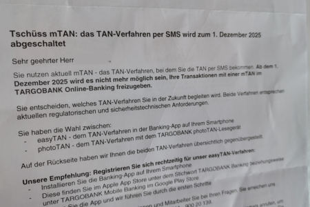 TARGOBANK schafft mTAN ab – und stolpert direkt ins Chaos: Warum der Dezember 2025 für viele Kunden zur Nervenprobe wird