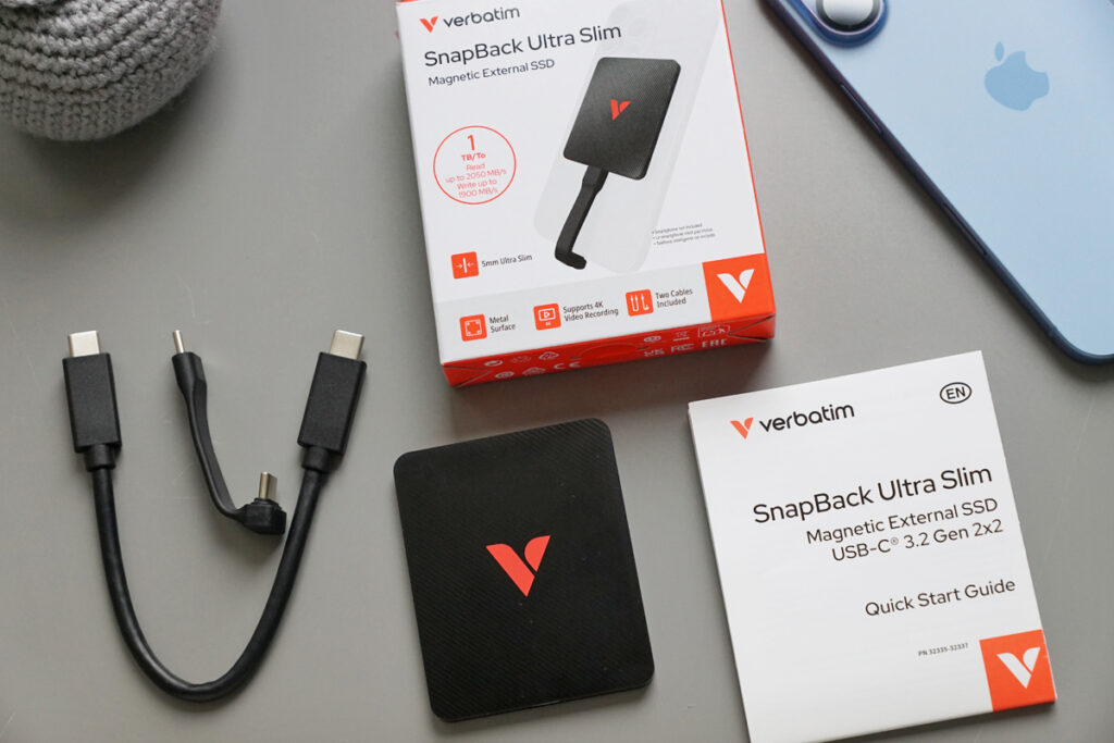 Magnetische SSD fürs iPhone: Verbatim SnapBack Ultra Slim 1TB im Review