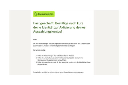 Kleinanzeigen will plötzlich meine Identität prüfen – und ja, dabei musst du auch deine Adresse angeben